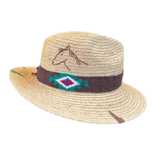 Cappello Paglia Marrone Cavallo